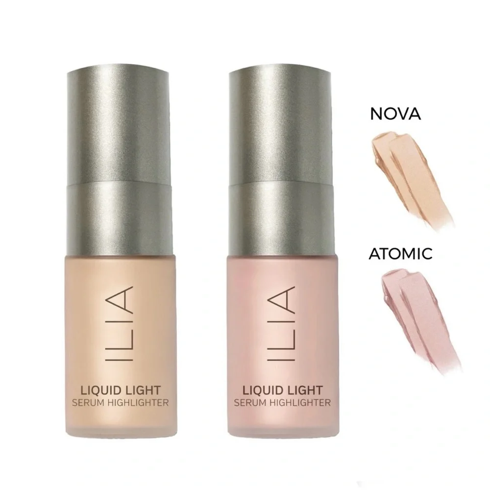 Ilia Liquid Light Serum Highlighter Duo Nova Atomic - Picture 1 of 9